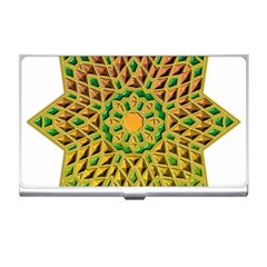 Star Pattern Tile Background Image Business Card Holders