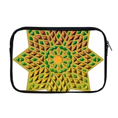 Star Pattern Tile Background Image Apple Macbook Pro 17  Zipper Case