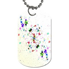 Star Structure Many Repetition Dog Tag (one Side)