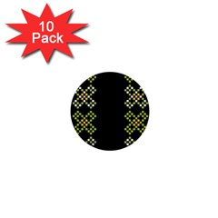 Vintage Pattern Background  Vector Seamless 1  Mini Buttons (10 Pack) 