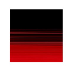 Abstract Of Red Horizontal Lines Small Satin Scarf (square)