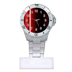 Black And Red Plastic Nurses Watch