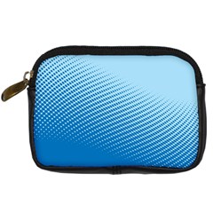 Blue Dot Pattern Digital Camera Cases