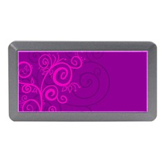 Floraly Swirlish Purple Color Memory Card Reader (mini)