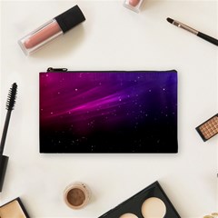 Purple Wallpaper Cosmetic Bag (small) 