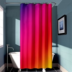 Rainbow Colors Shower Curtain 36  X 72  (stall)  by Amaryn4rt