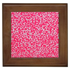 Template Deep Fluorescent Pink Framed Tiles