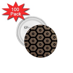 Black Bee Hive Texture 1 75  Buttons (100 Pack) 