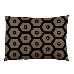 Black Bee Hive Texture Pillow Case (two Sides)