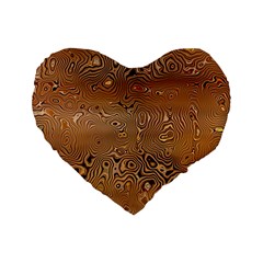 Circuit Board Standard 16  Premium Heart Shape Cushions