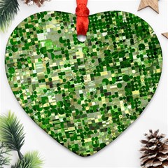 Crop Rotation Kansas Heart Ornament (two Sides)