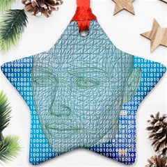 Digital Pattern Star Ornament (two Sides)