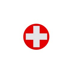 Flag Of Switzerland 1  Mini Buttons