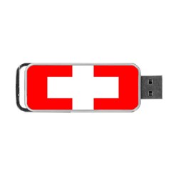 Flag Of Switzerland Portable Usb Flash (one Side) by Amaryn4rt