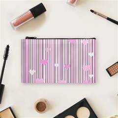 Pink Love Cosmetic Bag (small)  by Valentinaart