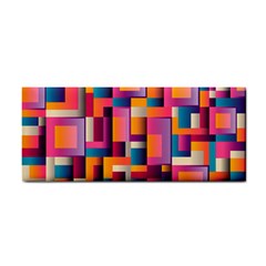 Abstract Background Geometry Blocks Cosmetic Storage Cases