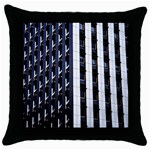 Architecture Building Pattern Throw Pillow Case (Black) Front