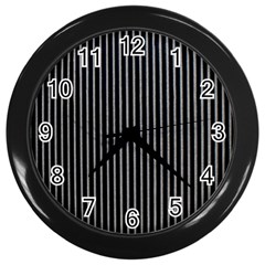 Background Lines Design Texture Wall Clocks (black)