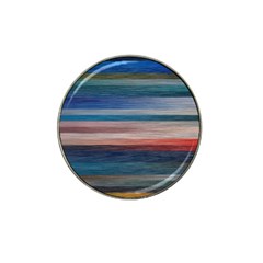 Background Horizontal Lines Hat Clip Ball Marker by Amaryn4rt