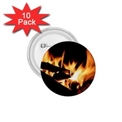 Bonfire Wood Night Hot Flame Heat 1 75  Buttons (10 Pack)