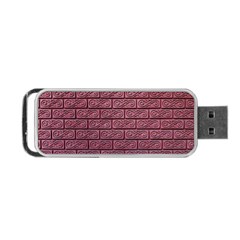 Brick Wall Brick Wall Portable Usb Flash (one Side)