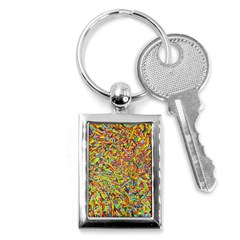 Canvas Acrylic Design Color Key Chains (rectangle) 