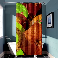 Umbrellas Parasols Design Rain Shower Curtain 36  X 72  (stall) 