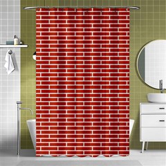 Brick Lake Dusia Texture Shower Curtain 48  X 72  (small) 