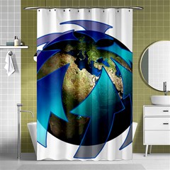 Migration Of The Peoples Escape Shower Curtain 48  X 72  (small)  by Amaryn4rt