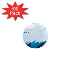 Sea 1  Mini Magnets (100 Pack)  by Amaryn4rt