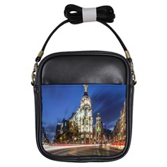 Architecture Building Exterior Buildings City Girls Sling Bags by Nexatart