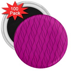 Magenta Pattern 3  Magnets (100 Pack) by Valentinaart