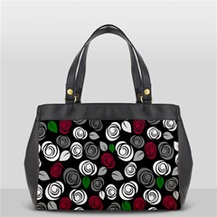 Elegant Roses Design Office Handbags (2 Sides)  by Valentinaart