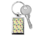 Animals Pastel Children Colorful Key Chains (Rectangle)  Front