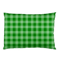 Gingham Background Fabric Texture Pillow Case by Nexatart