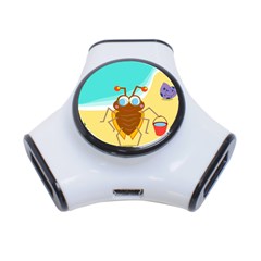 Animal Nature Cartoon Bug Insect 3-port Usb Hub