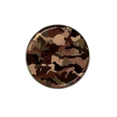 Background For Scrapbooking Or Other Camouflage Patterns Beige And Brown Hat Clip Ball Marker (4 Pack)