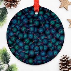 Background Abstract Textile Design Ornament (round) by Nexatart