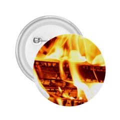 Fire Flame Wood Fire Brand 2 25  Buttons