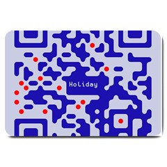 Qr Code Congratulations Large Doormat 