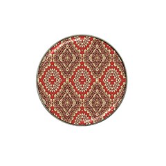 Seamless Carpet Pattern Hat Clip Ball Marker (10 Pack)