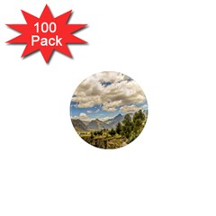 Valley And Andes Range Mountains Latacunga Ecuador 1  Mini Magnets (100 Pack)  by dflcprints