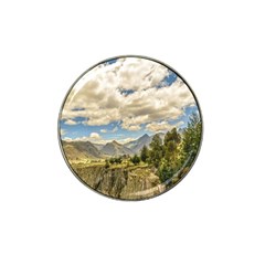 Valley And Andes Range Mountains Latacunga Ecuador Hat Clip Ball Marker