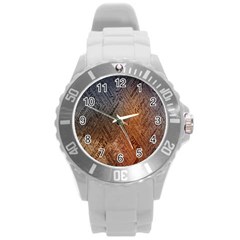 Typography Round Plastic Sport Watch (l)