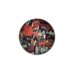 Tilt Shift Of Urban View During Daytime Golf Ball Marker (10 Pack)