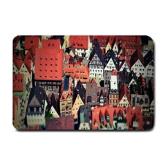 Tilt Shift Of Urban View During Daytime Small Doormat 