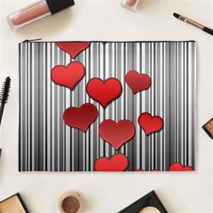 Valentines Day Pattern Cosmetic Bag (xl)