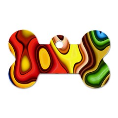 Pattern Background Structure Dog Tag Bone (two Sides) by Nexatart
