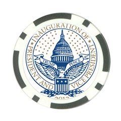 Presidential Inauguration Usa Republican President Trump Pence 2017 Logo Poker Chip Card Guard (10 Pack)