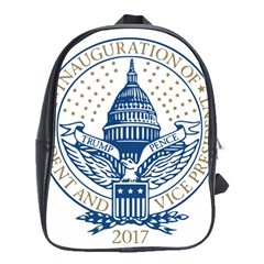 Presidential Inauguration Usa Republican President Trump Pence 2017 Logo School Bags(large)  by yoursparklingshop